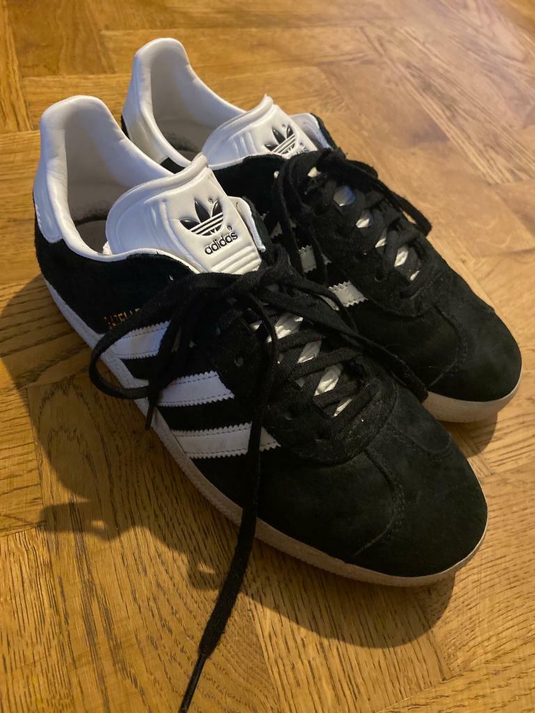 black adidas gazelle womens size 6